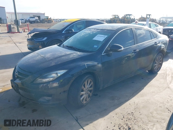 2012 Mazda 6 i Touring Plus with VIN 1YVHZ8EH9C5M01988, listed as a IAAI auction lot 41191970 with 262,486 mi miles and . Bid and sale history available at carsss.com. Image 2.