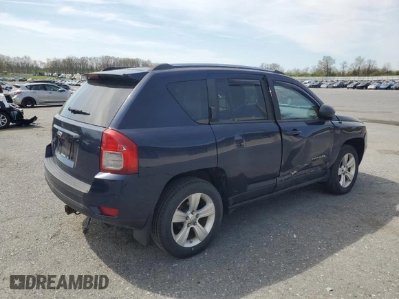 2012 Jeep Compass Sport with VIN 1C4NJDBB4CD600090, listed as a Copart auction lot 54076365 with 109,308 mi miles and Salvage Title. Bid and sale history available at carsss.com. Image 3.