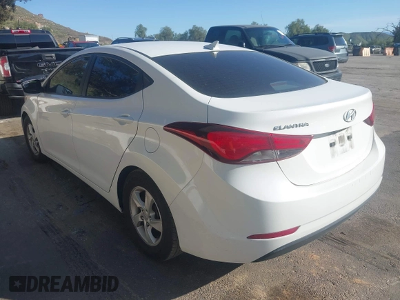 2014 Hyundai Elantra SE with VIN 5NPDH4AEXEH527355, listed as a IAAI auction lot 41848180 with 175,377 mi miles and . Bid and sale history available at DreamBid. Image 3.