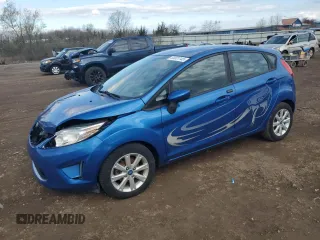 2011 Ford Fiesta SE with VIN 3FADP4EJ6BM228323, listed as a Copart auction lot 53001145 with 174,776 mi miles and Salvage Title. Bid and sale history available at carsss.com. Image 1.