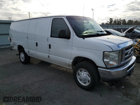 2008 Ford Econoline Cargo Commercial with VIN 1FTNS24L48DB48222, listed as a Copart auction lot 80777304 with 273,798 mi miles and Salvage Title. Bid and sale history available at DreamBid. Image 4.