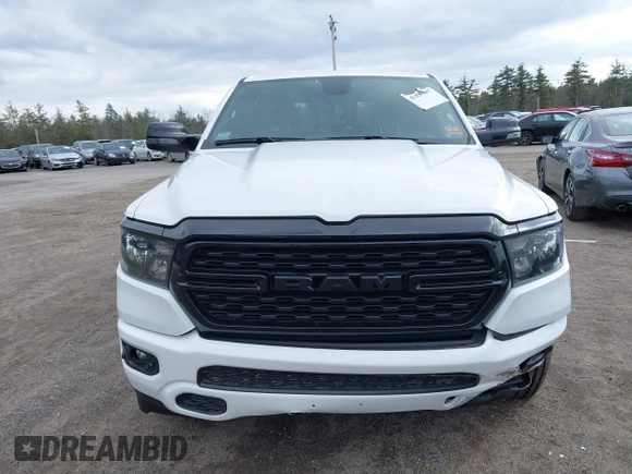 2024 Ram 1500 Big Horn with VIN 1C6SRFFT1RN124465, listed as a IAAI auction lot 41839097 with 24,106 mi miles and . Bid and sale history available at DreamBid. Image 13.