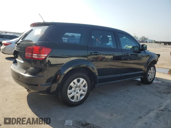 2015 Dodge Journey American Value with VIN 3C4PDCAB1FT583419, listed as a Copart auction lot 55968285 with 253,026 mi miles and Salvage Title. Bid and sale history available at DreamBid. Image 3.