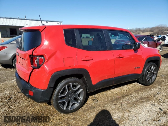 2020 Jeep Renegade Sport with VIN ZACNJAAB7LPL92690, listed as a Copart auction lot 48466875 with 12,026 mi miles and Salvage Title. Bid and sale history available at carsss.com. Image 3.