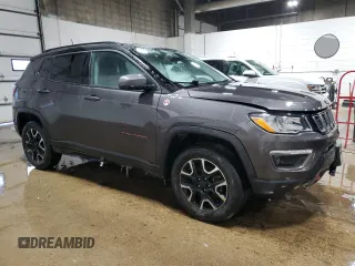 2020 Jeep Compass Trailhawk with VIN 3C4NJDDB3LT112028, listed as a Copart auction lot 45790115 with 86,703 mi miles and Salvage Title. Bid and sale history available at carsss.com. Image 4.