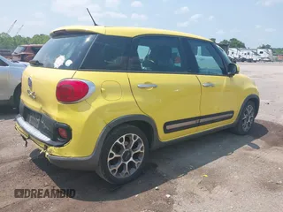 2014 FIAT 500L Trekking z VIN ZFBCFADH3EZ018967, wystawiony jako IAAI lot #42399059 z przebiegiem 153 003 mil mil oraz . Historia ofert i sprzedaży dostępna na DreamBid. Obrazek 4.