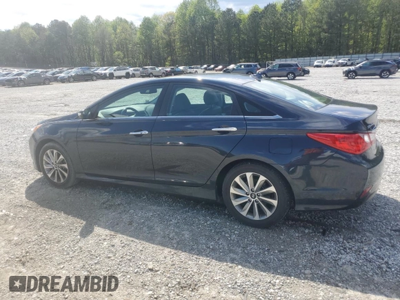 2014 Hyundai Sonata SE with VIN 5NPEC4AC0EH827178, listed as a Copart auction lot 52821265 with 52,961 mi miles and Salvage Title. Bid and sale history available at DreamBid. Image 2.