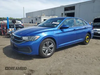 2024 Volkswagen Jetta SE с VIN 3VWEM7BU5RM095018, выставлен на аукционе Copart как лот 63504035 с пробегом 15 690 миль миль и Списание • Salvage title. История ставок и продаж доступна на DreamBid. Изображение 1.