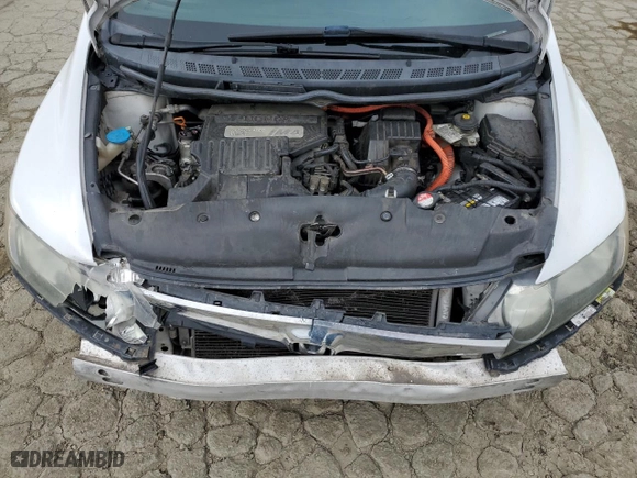 2009 Honda Civic Hybrid with VIN JHMFA36209S016801, listed as a Copart auction lot 51950105 with 175,942 mi miles and Salvage Title. Bid and sale history available at carsss.com. Image 12.