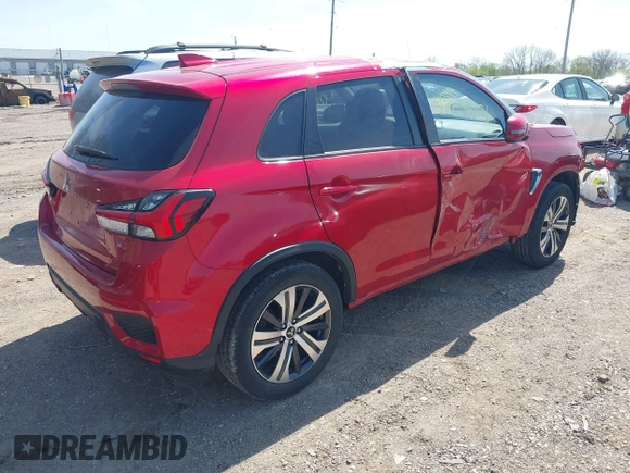 2020 Mitsubishi Outlander ES with VIN JA4AR3AUXLU018509, listed as a IAAI auction lot 42094236 with 90,415 mi miles and . Bid and sale history available at DreamBid. Image 4.