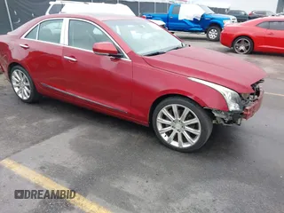 2015 Cadillac ATS Sedan Luxury RWD with VIN 1G6AB5RX6F0107304, listed as a IAAI auction lot 40934454 with 89,638 mi miles. Bid and sale history available at carsss.com. Image 1.