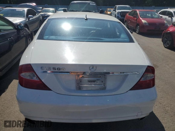 2006 Mercedes-Benz CLS-Class with VIN WDDDJ75X46A015235, listed as a Copart auction lot 69666204 with 0 mi miles and Salvage Title. Bid and sale history available at carsss.com. Image 6.