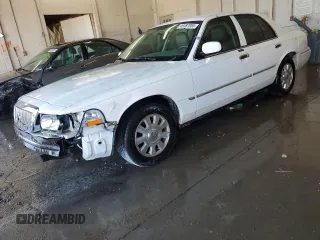 2005 Mercury Grand Marquis LS Premium with VIN 2MEFM75W25X626161, listed as a Copart auction lot 49497055 with 164,128 mi miles and Salvage Title. Bid and sale history available at carsss.com. Image 1.
