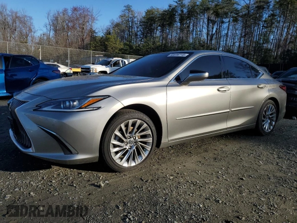 2019 Lexus ES 350 with VIN 58ABZ1B17KU026671, listed as a Copart auction lot 50036715 with 62,608 mi miles and Salvage Title. Bid and sale history available at DreamBid. Image 1.