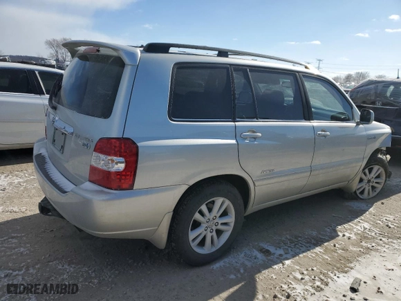 2007 Toyota Highlander Hybrid w/3rd Row with VIN JTEDW21A370019179, listed as a Copart auction lot 41787095 with 162,429 mi miles and Salvage Title. Bid and sale history available at carsss.com. Image 3.