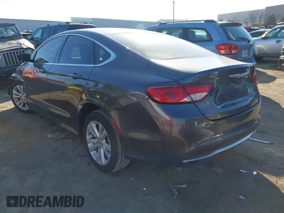 2016 Chrysler 200 Limited with VIN 1C3CCCAB5GN108153, listed as a IAAI auction lot 41193108 with 128,715 mi miles and . Bid and sale history available at DreamBid. Image 3.