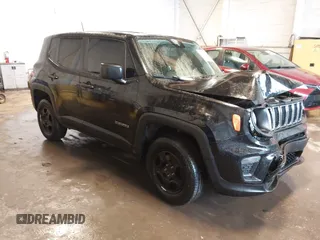 2019 Jeep Renegade Sport with VIN ZACNJBAB7KPK88737, listed as a IAAI auction lot 42347321 with 98,597 mi miles and . Bid and sale history available at DreamBid. Image 1.