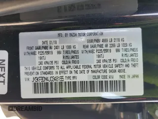 2018 Mazda CX-5 Grand Touring with VIN JM3KFBDM4J0348165, listed as a Copart auction lot 62733665 with 80,693 mi miles and Salvage title. Bid and sale history available at DreamBid. Image 13.
