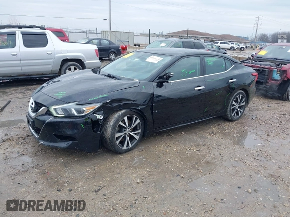 2017 Nissan Maxima Platinum with VIN 1N4AA6AP4HC432204, listed as a IAAI auction lot 41714033 with 203,961 mi miles and . Bid and sale history available at DreamBid. Image 2.