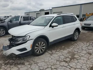 2020 Volkswagen Tiguan S with VIN 3VV1B7AXXLM100189, listed as a Copart auction lot 58539845 with 39,153 mi miles and Salvage title. Bid and sale history available at DreamBid. Image 1.