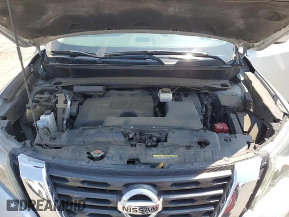 2017 Nissan Pathfinder S with VIN 5N1DR2MN0HC666046, listed as a Copart auction lot 60103085 with 99,194 mi miles and Salvage title. Bid and sale history available at DreamBid. Image 12.
