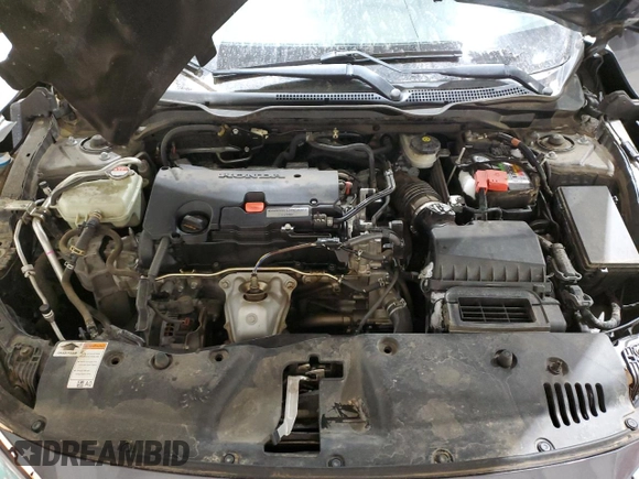 2018 Honda Civic EX with VIN 2HGFC2F74JH551290, listed as a Copart auction lot 45711675 with 123,774 mi miles and Salvage Title. Bid and sale history available at DreamBid. Image 12.