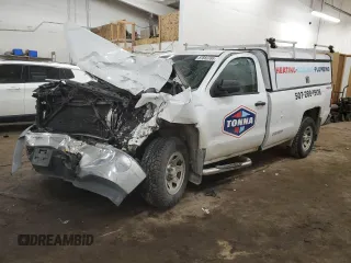 2014 Chevrolet Silverado 1500 Work Truck with VIN 1GCNKPEHXEZ324907, listed as a Copart auction lot 87669765 with 99,675 mi miles and Salvage Title. Bid and sale history available at DreamBid. Image 1.