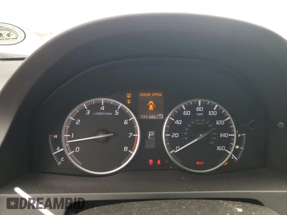 2016 Acura RDX Tech Pkg with VIN 5J8TB4H53GL012569, listed as a Copart auction lot 44129635 with 82,114 mi miles and Salvage Title. Bid and sale history available at carsss.com. Image 9.