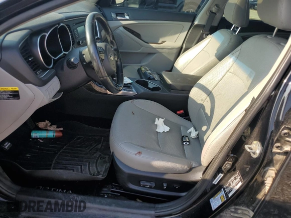 2015 Kia Optima EX z VIN 5XXGN4A7XFG383584, wystawiony jako Copart lot #63338845 z przebiegiem 156 705 mil mil oraz Szkoda całkowita • Salvage title. Historia ofert i sprzedaży dostępna na DreamBid. Obrazek 7.