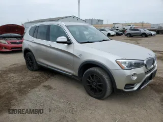 2015 BMW X3 xDrive28i with VIN 5UXWX9C5XF0D47847, listed as a Copart auction lot 52803715 with 128,814 mi miles and Clean Title. Bid and sale history available at DreamBid. Image 4.