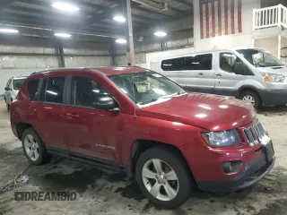 2017 Jeep Compass 75th Anniversary Edition with VIN 1C4NJDBB1HD154231, listed as a Copart auction lot 47603475 with 95,202 mi miles and Salvage Title. Bid and sale history available at carsss.com. Image 4.