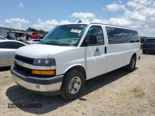 2019 Chevrolet Express Passenger LT with VIN 1GAZGPFG4K1341049, listed as a Copart auction lot 60321535 with 160,353 mi miles and Salvage title. Bid and sale history available at DreamBid. Image 1.