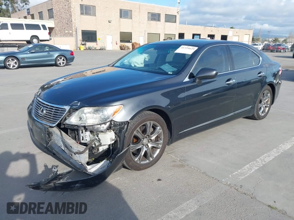 2008 Lexus LS 460 with VIN JTHBL46F185079002, listed as a IAAI auction lot 41724629 with Not Provided miles and . Bid and sale history available at DreamBid. Image 17.