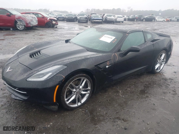 2016 Chevrolet Corvette Z51 2LT with VIN 1G1YJ2D78G5112201, listed as a IAAI auction lot 41556600 with 42,878 mi miles. Bid and sale history available at carsss.com. Image 19.