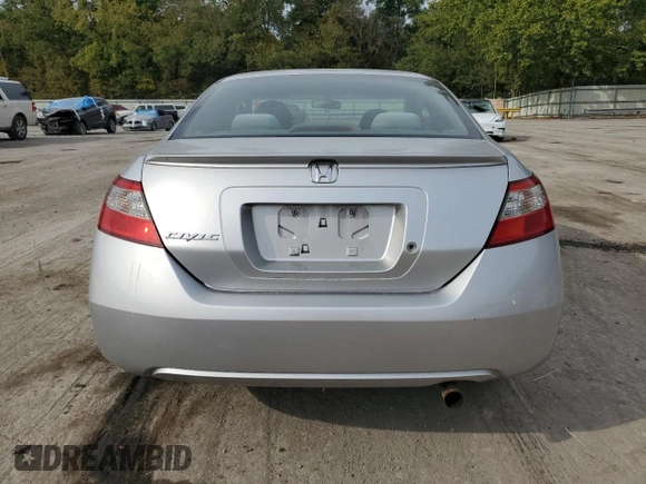 2011 Honda Civic Cpe LX with VIN 2HGFG1B64BH511627, listed as a Copart auction lot 72590674 with 196,634 mi miles and Salvage Title. Bid and sale history available at carsss.com. Image 6.