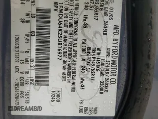 2005 Ford Explorer Eddie Bauer z VIN 1FMDU64K25UB16977, wystawiony jako Copart lot #80927454 z przebiegiem 203 449 mil mil oraz Szkoda całkowita • Salvage title. Historia ofert i sprzedaży dostępna na DreamBid. Obrazek 14.