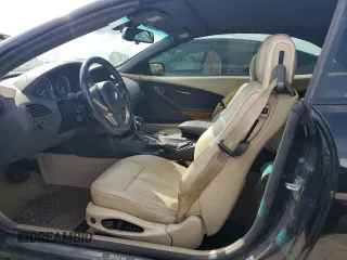 2004 BMW 6 Series 645Ci with VIN WBAEK73474B321001, listed as a Copart auction lot 75551344 with 0 mi miles and Non Repairable. Bid and sale history available at carsss.com. Image 7.