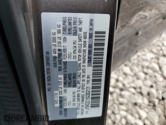 2016 Mazda CX-5 Touring with VIN JM3KE2CY8G0902131, listed as a Copart auction lot 53354745 with 123,474 mi miles and Salvage Title. Bid and sale history available at carsss.com. Image 13.