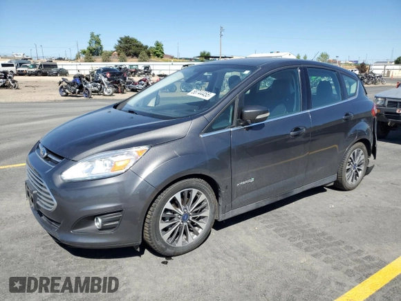 2018 Ford C-Max Titanium z VIN 1FADP5DU1JL103814, wystawiony jako Copart lot #58744455 z przebiegiem 64 227 mil mil oraz Szkoda całkowita • Salvage title. Historia ofert i sprzedaży dostępna na DreamBid. Obrazek 1.