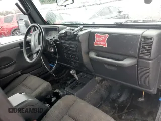 2005 Jeep Wrangler Sport with VIN 1J4FA49S85P300851, listed as a Copart auction lot 42197705 with 126,322 mi miles and Salvage Title. Bid and sale history available at carsss.com. Image 8.