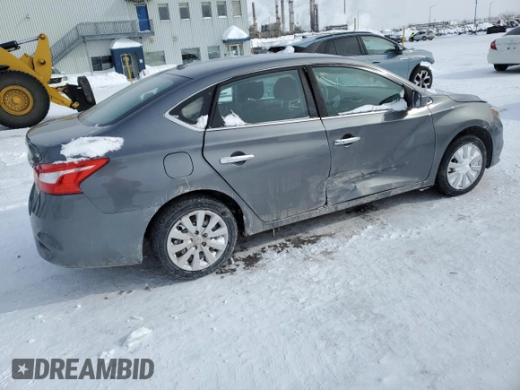 2017 Nissan Sentra S with VIN 3N1AB7AP3HY386307, listed as a Copart auction lot 45394025 with 196,135 mi miles and Salvage Title. Bid and sale history available at carsss.com. Image 3.