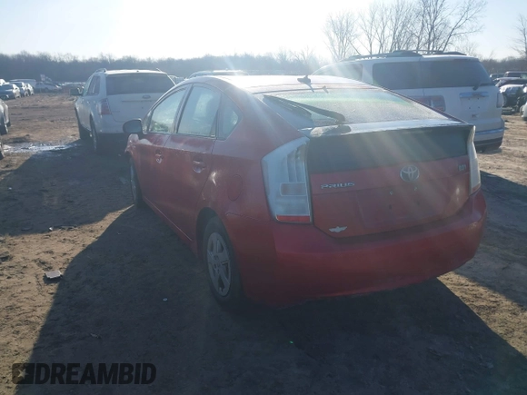 2011 Toyota Prius I with VIN JTDKN3DU3B5345280, listed as a IAAI auction lot 41787295 with 184,474 mi miles. Bid and sale history available at carsss.com. Image 3.