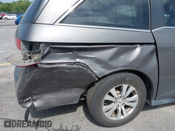 2015 Honda Odyssey EX z VIN 5FNRL5H41FB059667, wystawiony jako IAAI lot #42274039 z przebiegiem 196 687 mil mil oraz . Historia ofert i sprzedaży dostępna na DreamBid. Obrazek 6.