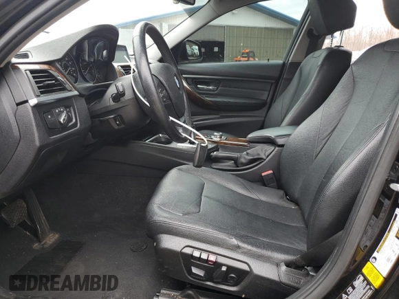 2013 BMW 3 Series 328i xDrive with VIN WBA3B3C51DJ976382, listed as a Copart auction lot 52262085 with 110,432 mi miles and Salvage title. Bid and sale history available at DreamBid. Image 7.