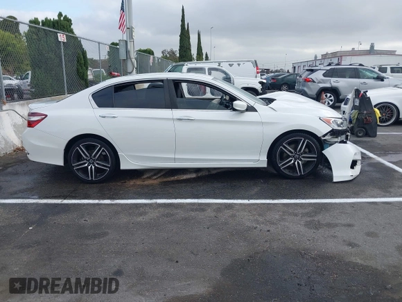 2016 Honda Accord Sport with VIN 1HGCR2F50GA104771, listed as a IAAI auction lot 42573783 with 100,594 mi miles and . Bid and sale history available at DreamBid. Image 13.