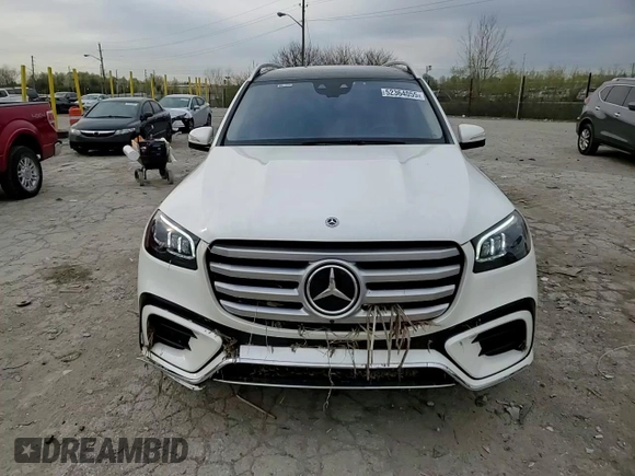 2024 Mercedes-Benz GLS 450 with VIN 4JGFF5KE4RB077224, listed as a Copart auction lot 52364055 with 31,854 mi miles and Salvage title. Bid and sale history available at DreamBid. Image 11.