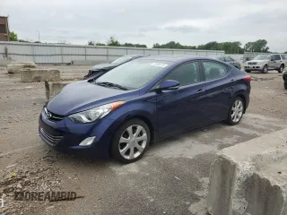 2012 Hyundai Elantra Limited z VIN 5NPDH4AE2CH127044, wystawiony jako Copart lot #57280115 z przebiegiem 84 283 mil mil oraz Szkoda całkowita • Salvage title. Historia ofert i sprzedaży dostępna na DreamBid. Obrazek 1.