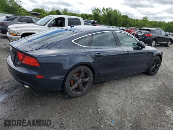 2012 Audi A7 z VIN WAUSGCFC8CN002171, wystawiony jako Copart lot #58473235 z przebiegiem 178 968 mil mil oraz Czysty tytuł • Clean title. Historia ofert i sprzedaży dostępna na DreamBid. Obrazek 3.