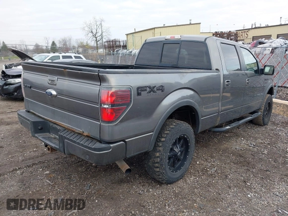 2011 Ford F-150 XLT with VIN 1FTFW1ET4BFC23725, listed as a IAAI auction lot 42018932 with 323,160 mi miles. Bid and sale history available at carsss.com. Image 4.