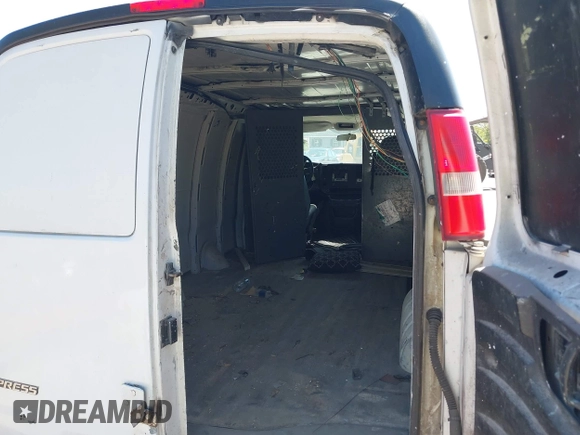 2004 Chevrolet Express Cargo Van with VIN 1GCGG25V441118708, listed as a IAAI auction lot 42144915 with 327,928 mi miles. Bid and sale history available at carsss.com. Image 8.